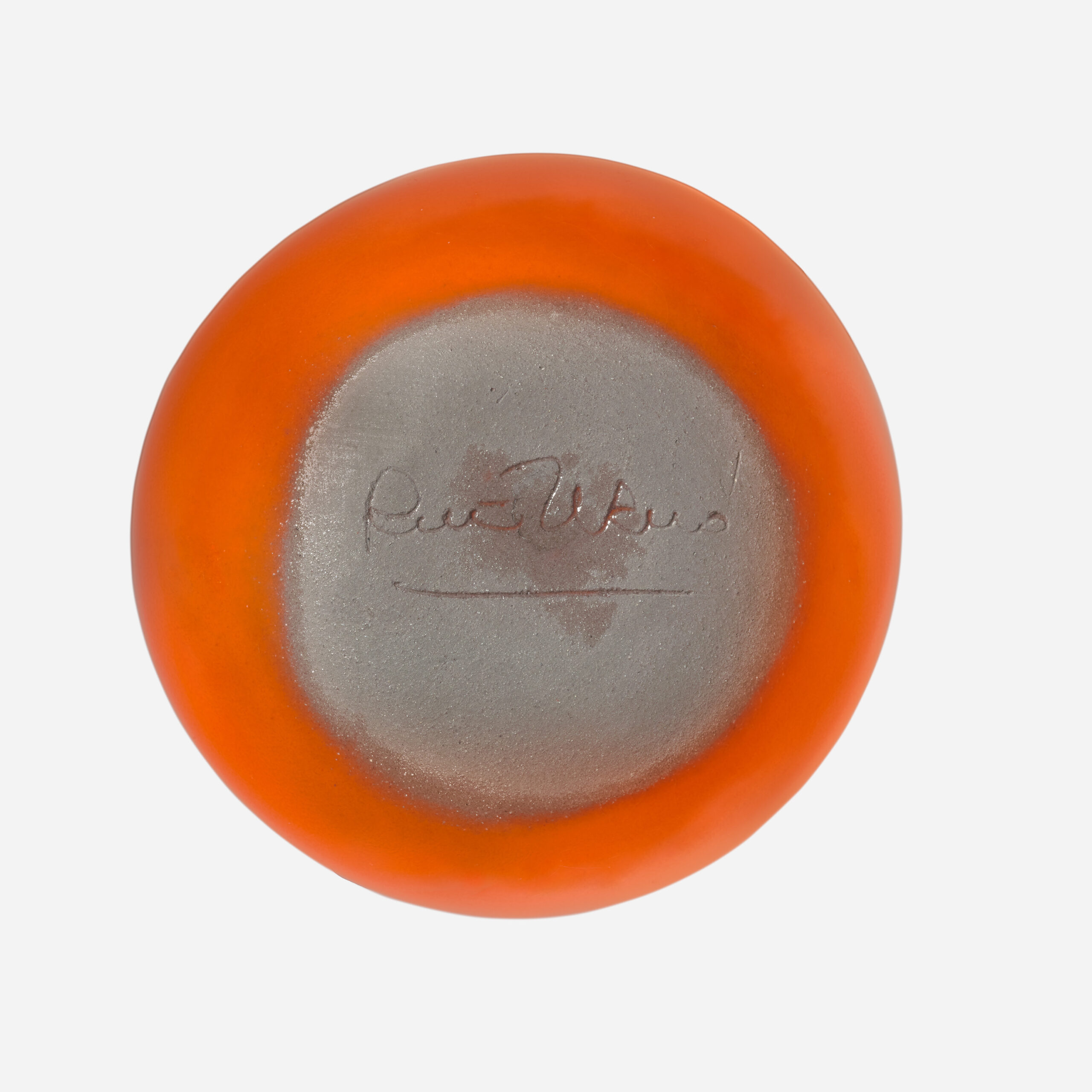 RUELLAND_VASE_FIGUE_GM_ORANGE_SIGN