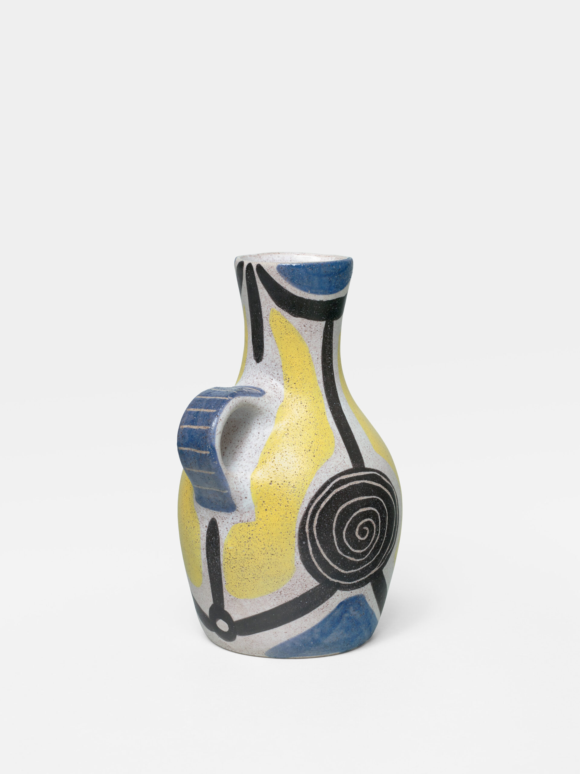 RUELLAND_VASE_PICHET_GRIS_NOIR_BLEU_JAUNE_FACEB
