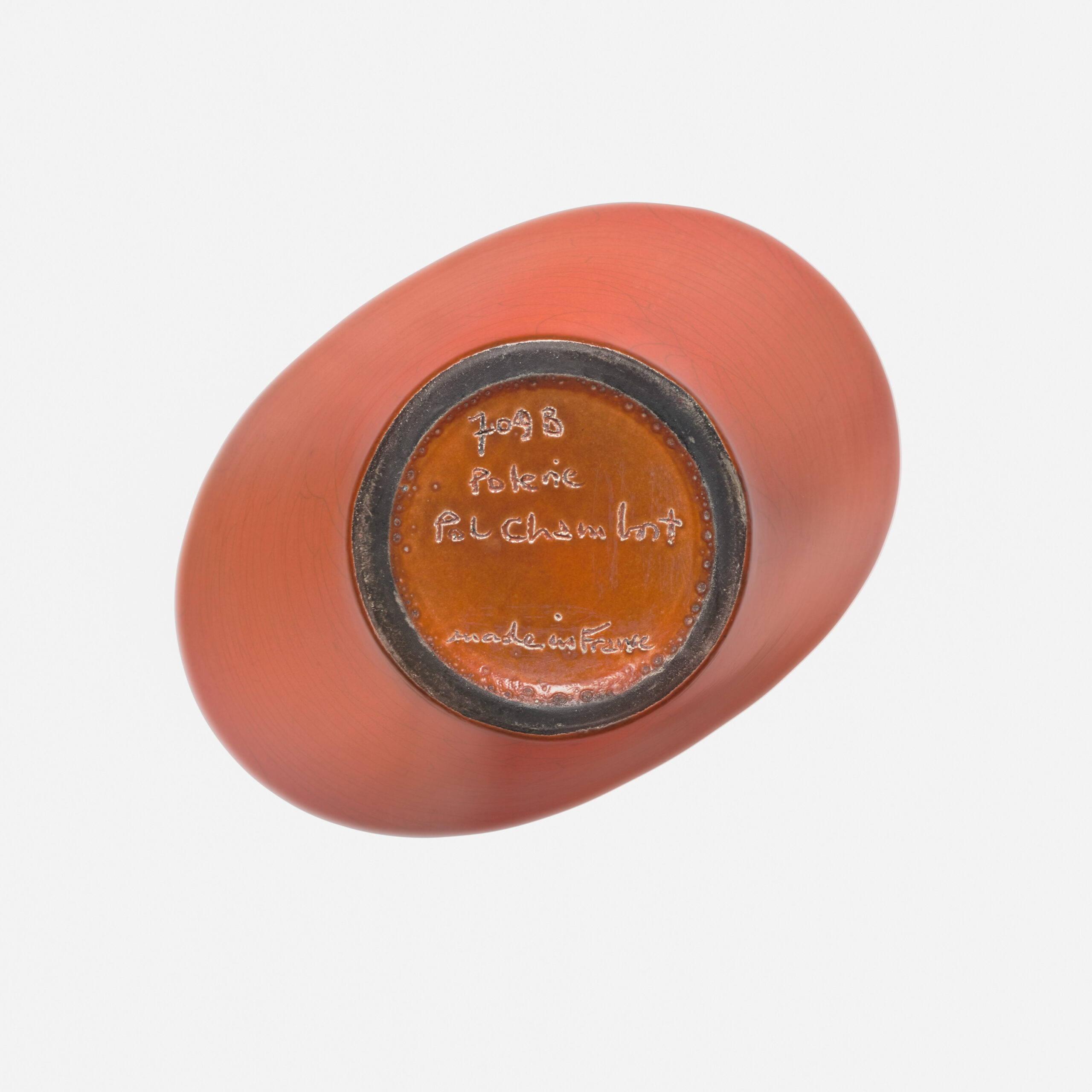 CHAMBOST_VASE_709B_ORANGE_CRAQ_NOIR_SIGN