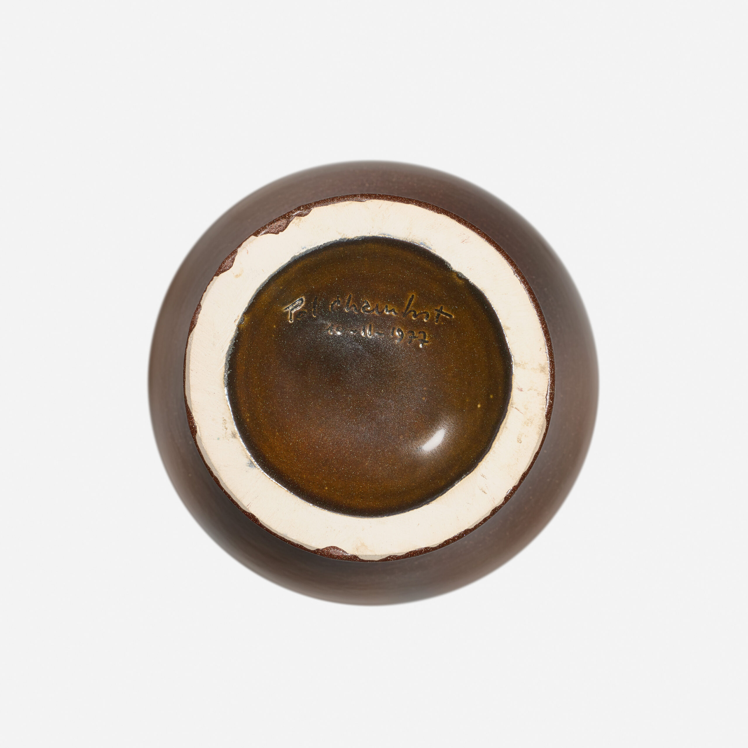 CHAMBOST_VASE_BALUSTRE_101177_BRUN_ROUGE_PAILLETE_SIGN