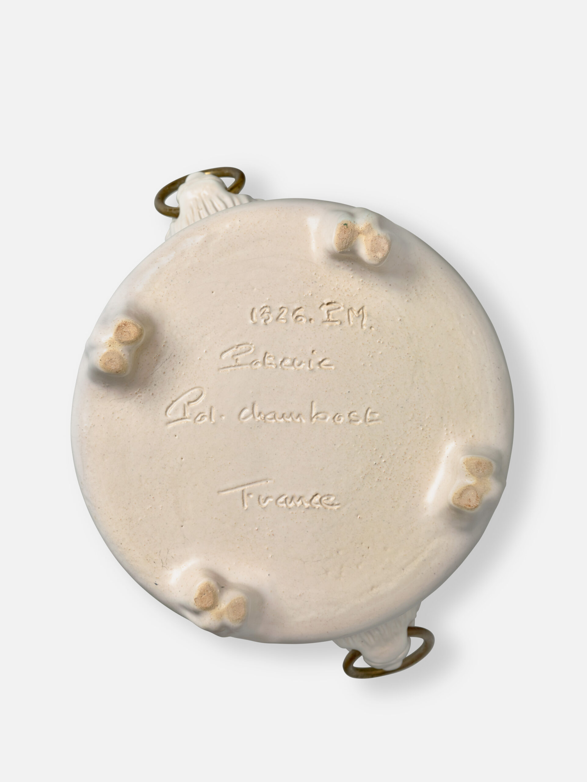 CHAMBOST_VASE_CACHE_POT_1326_PM_TETES_LION_BLANC_CRAQ_SIGN