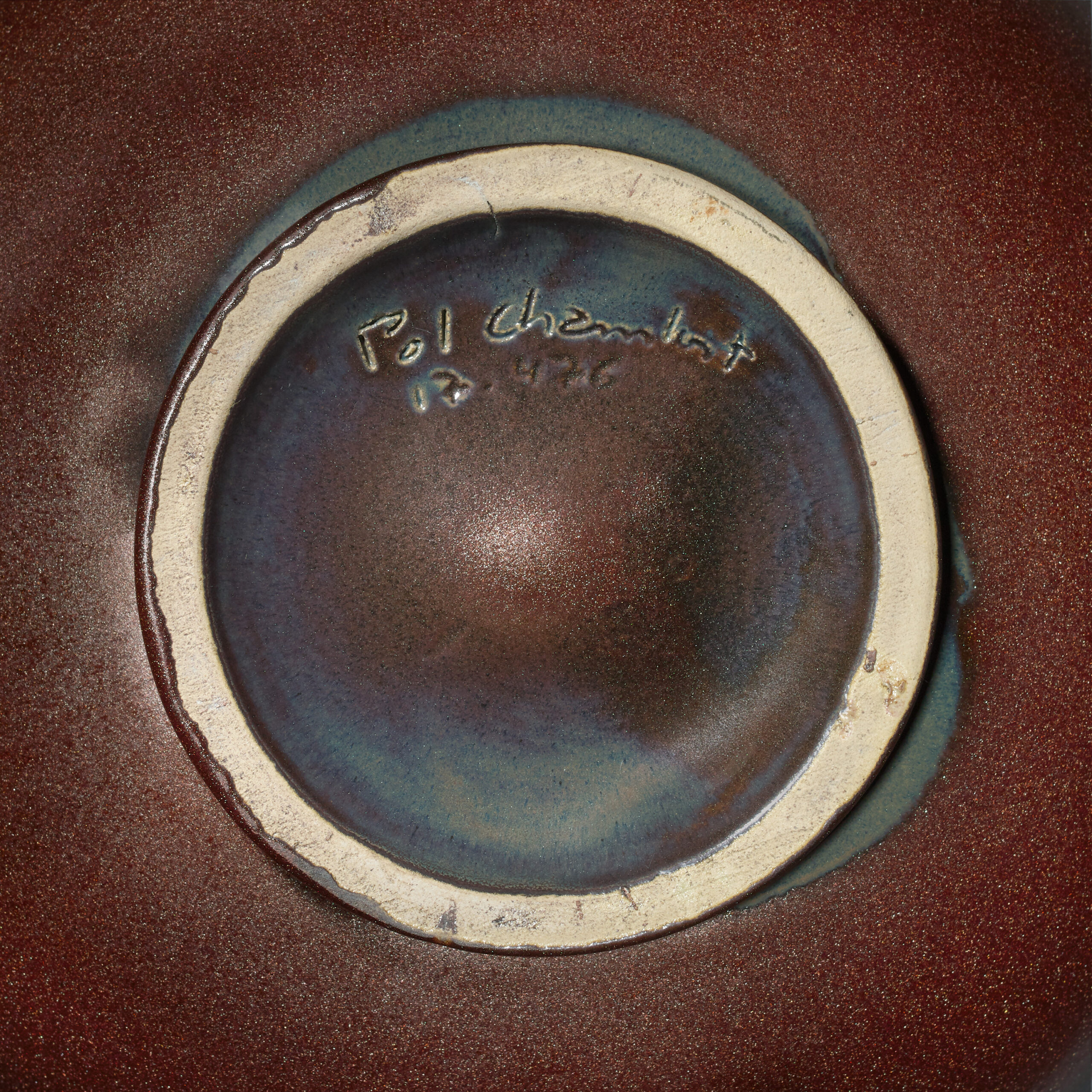 CHAMBOST_VASE_GM_170476_BRUN_ROUGE_PAILLETE_SIGN