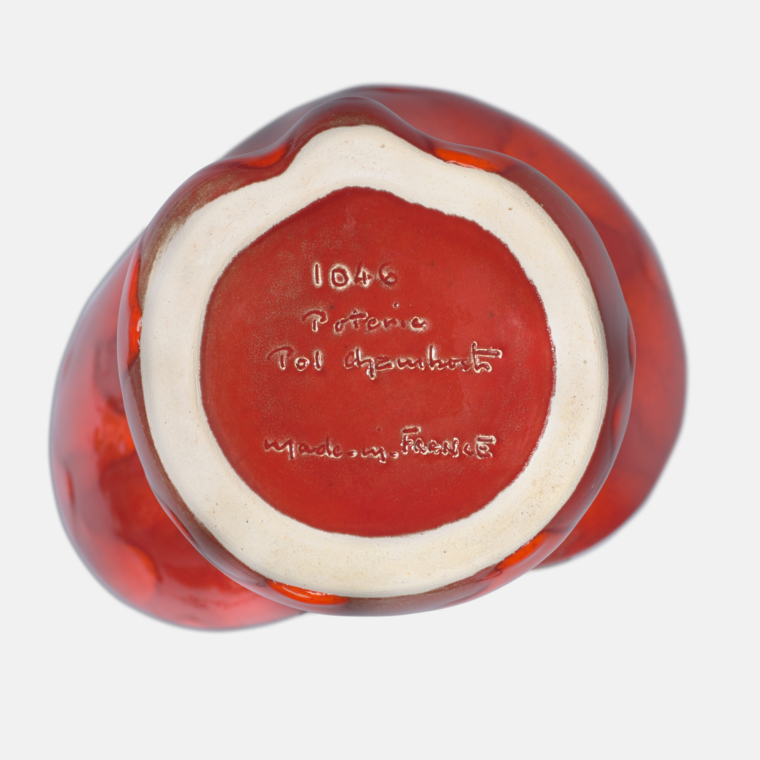 CHAMBOST_VASE_NERVURE_1046_ROUGE_COULURES_SIGN