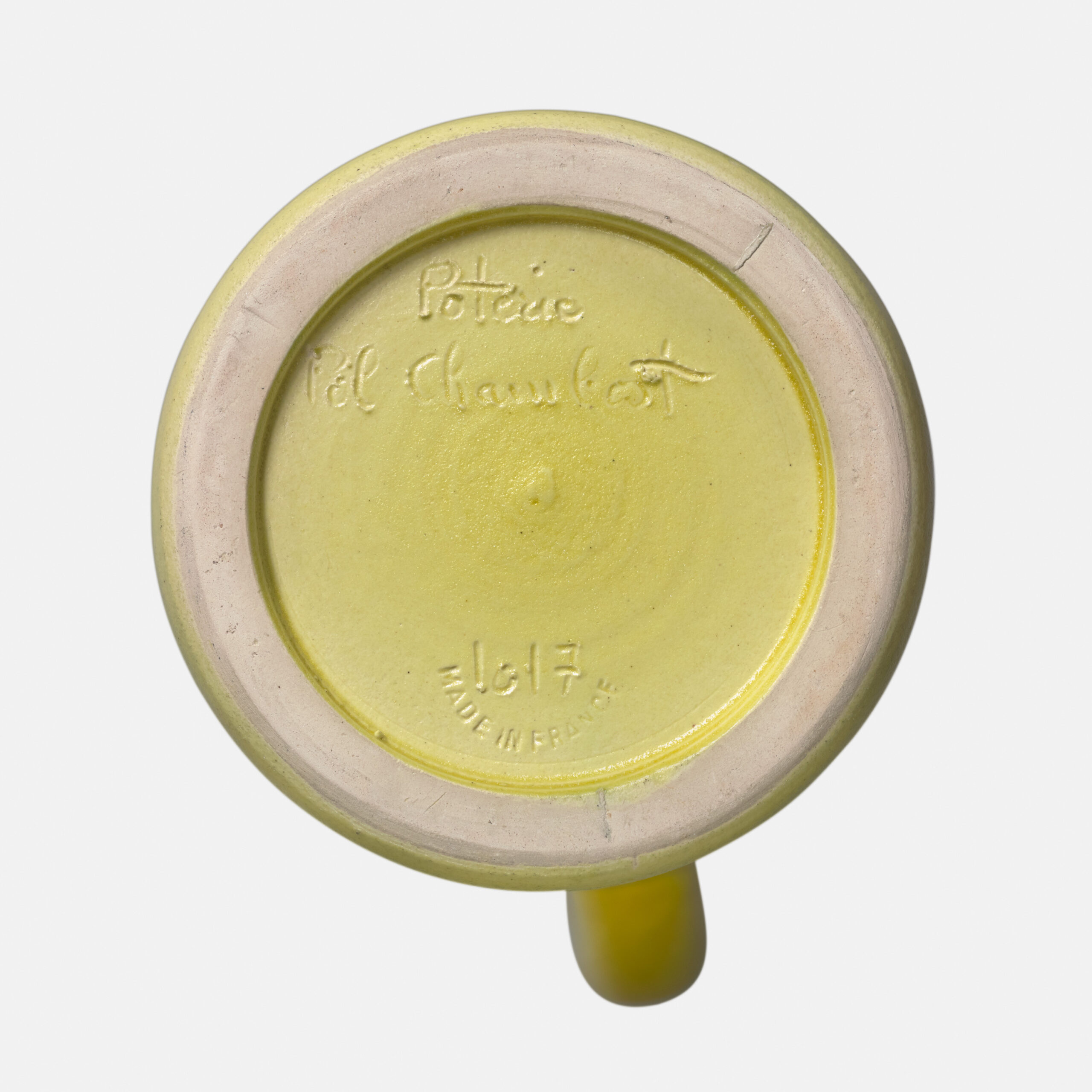 CHAMBOST_VASE_PICHET_1017_JAUNE_AGRUME_NOIR_SIGN