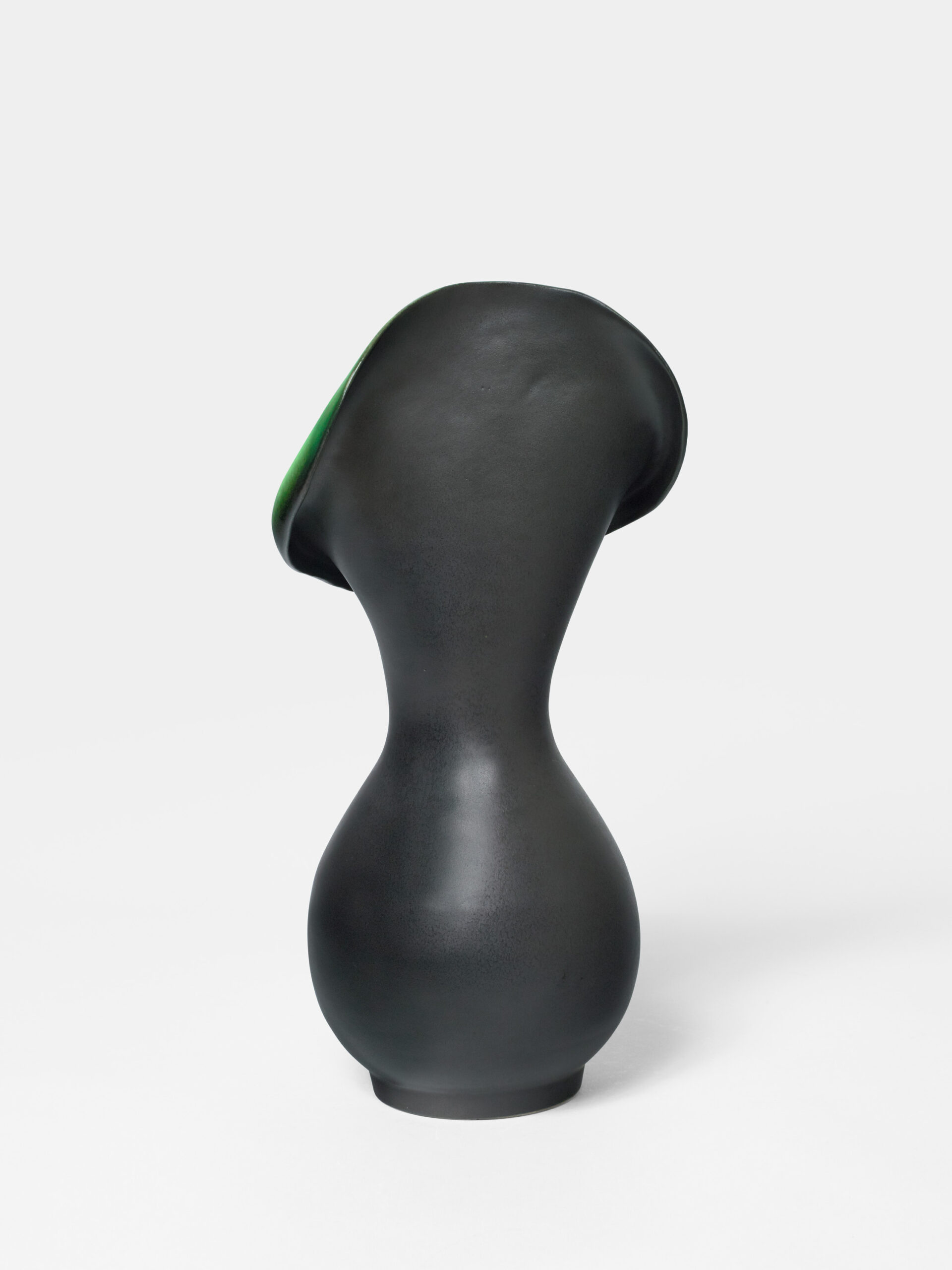 CHAMBOST_VASE_PICHET_ARUM_837_NOIR_VERT_FACED
