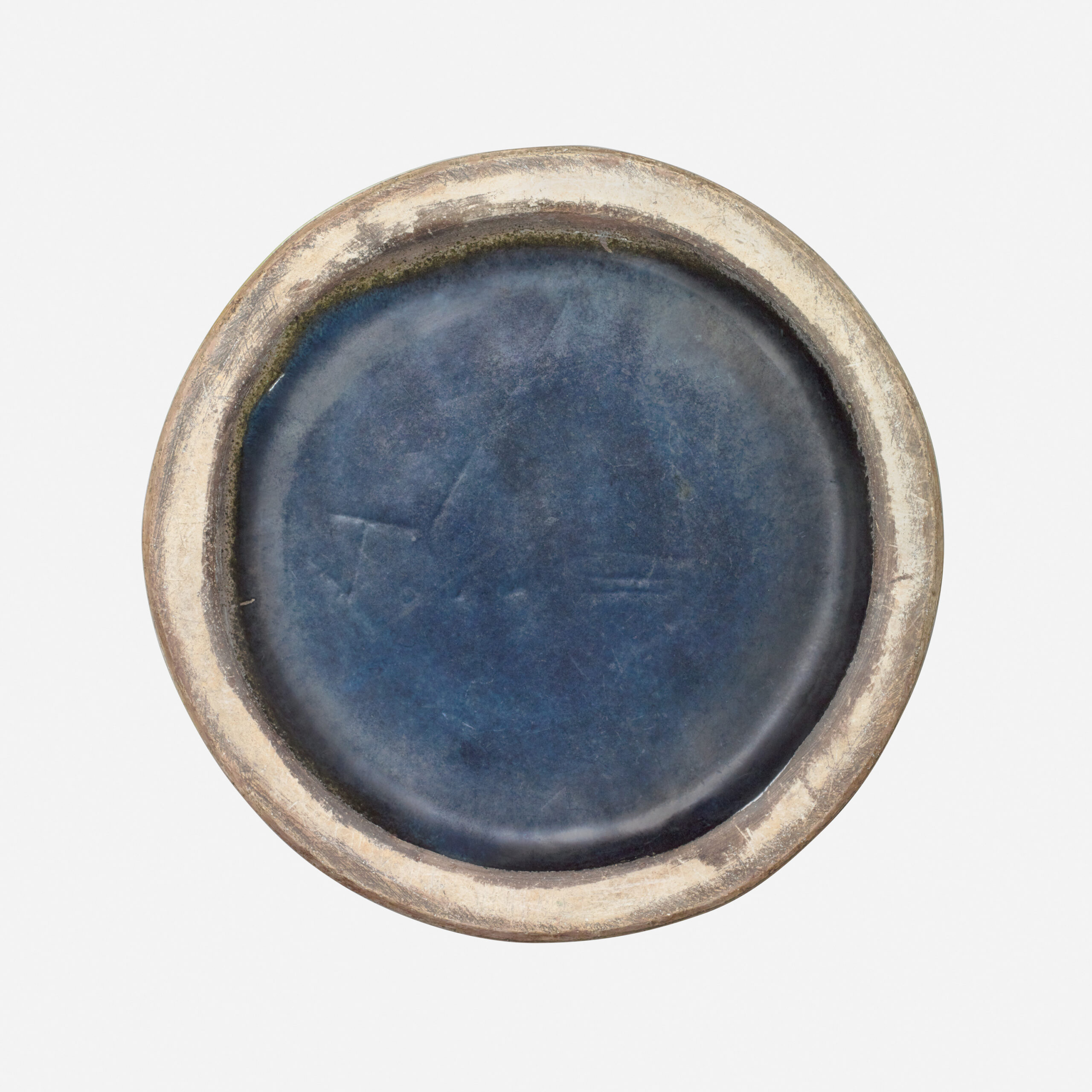 JOUVE_VASE_CYLINDRE_MM_JAUNE_SPIRALE_BLEU_SIGN