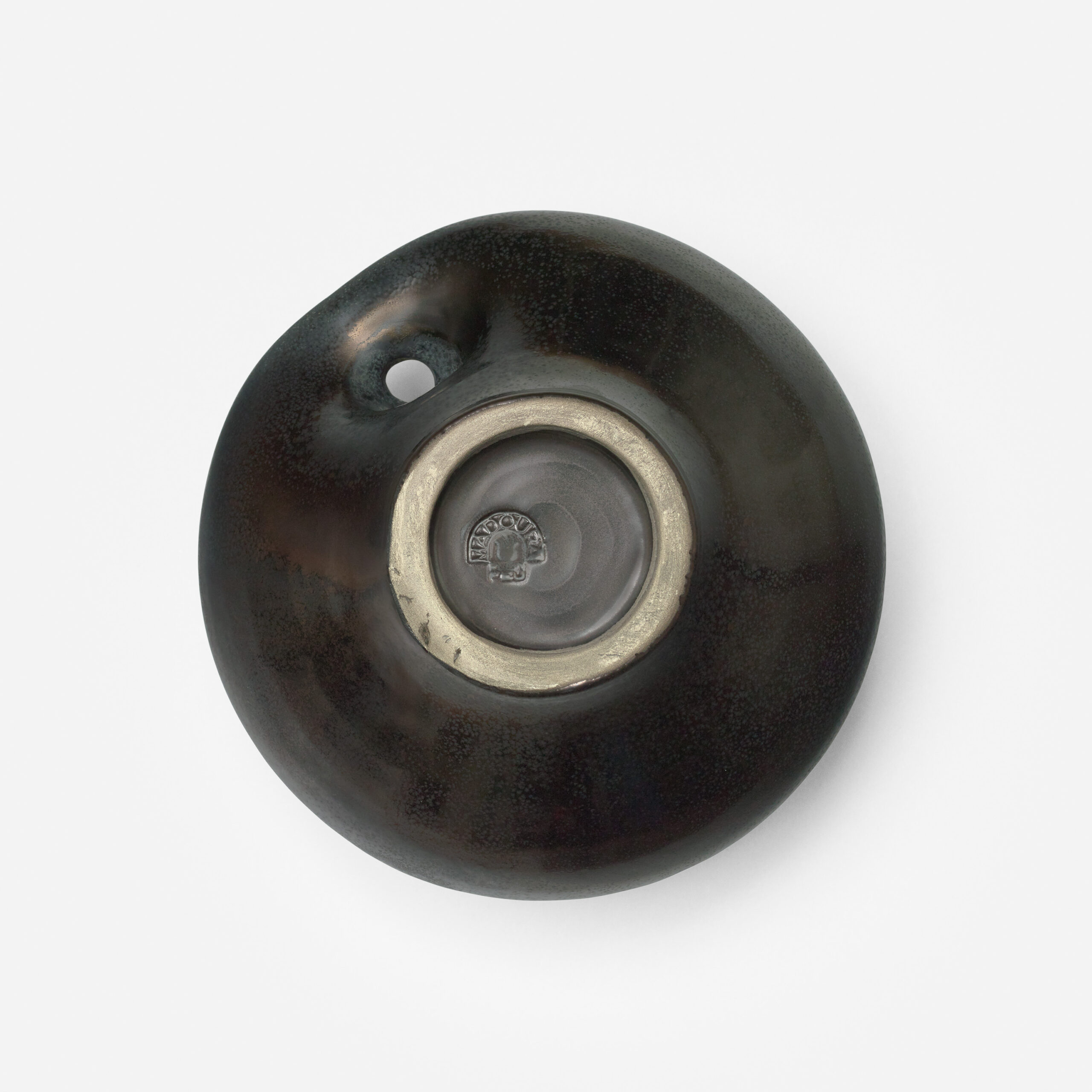 RAMIER_MADOURA_VASE_PICHET_NOIR_SIGN