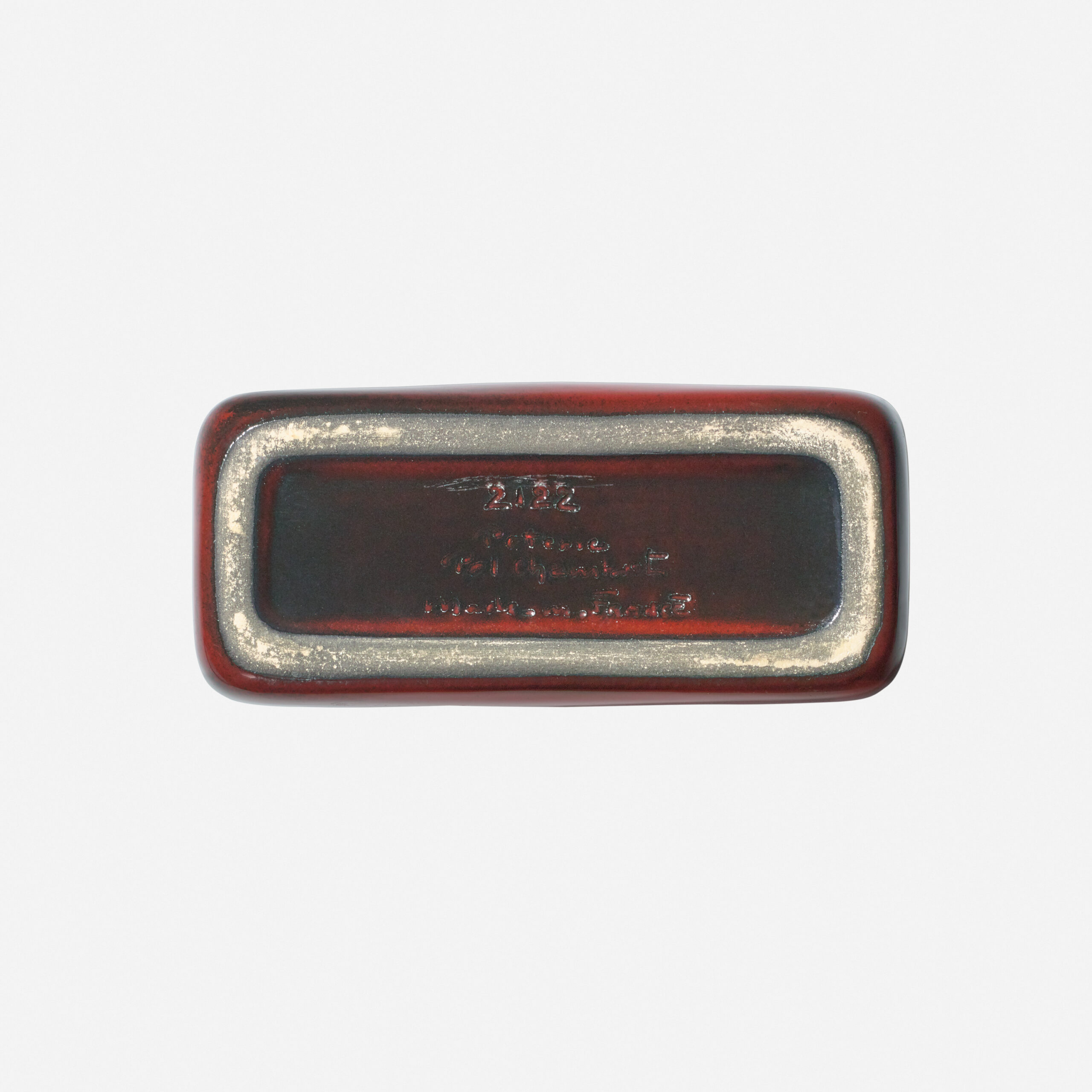 CHAMBOST_VASE_BRIQUE_2122_ROUGE_GRENAT_BRUN_NOIR_GRIS_SIGN