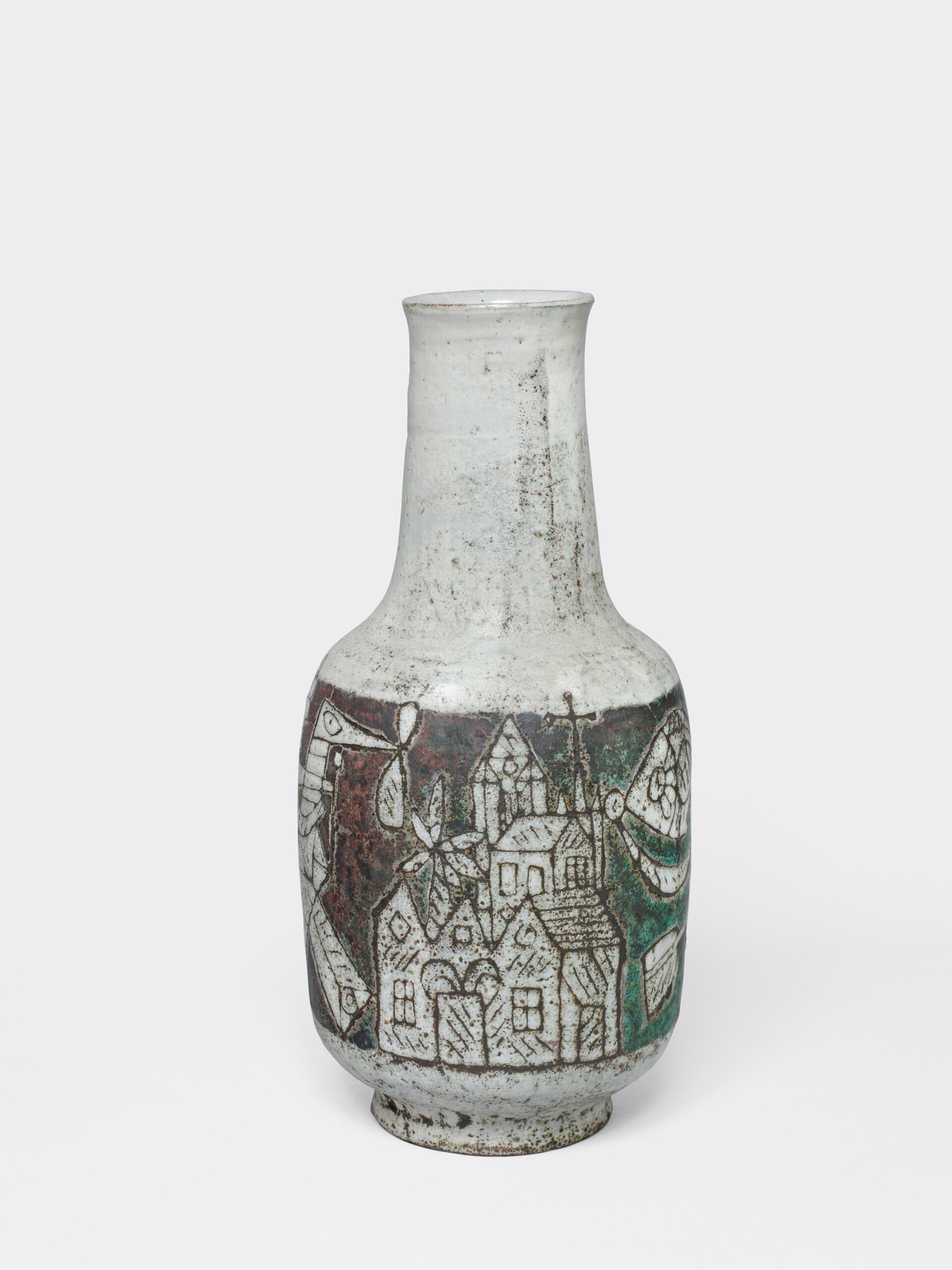 DERVAL_VASE_BALUSTRE_BLANC_VERT_ROUGE_FACEB