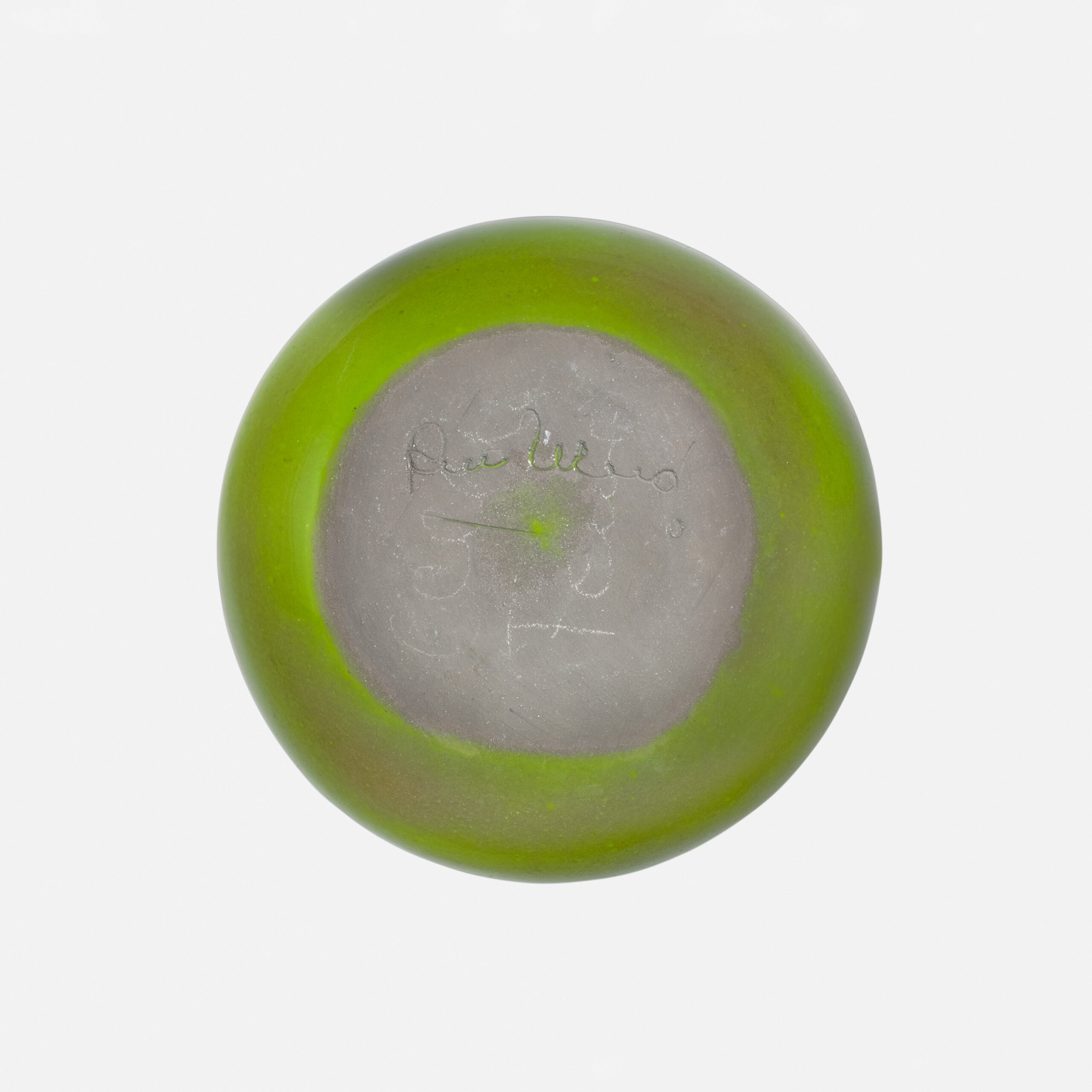 RUELLAND_VASE_POMME_GM_VERT_FEUILLE_MOUCHETE_SIGN_